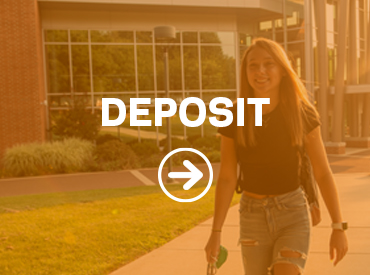 Deposit. Arrow indicating a click.
